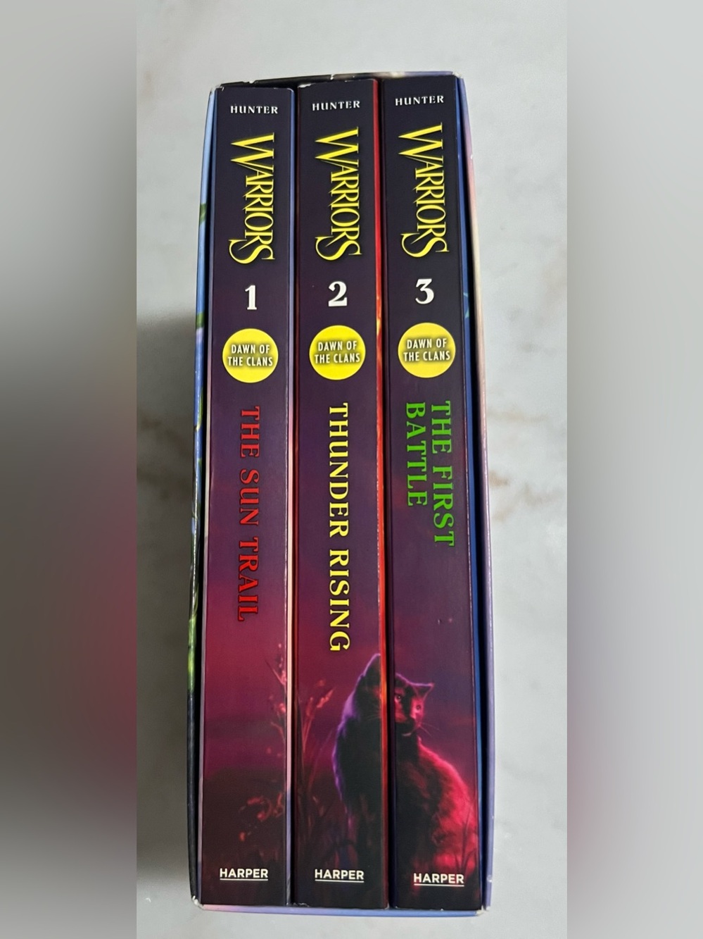 Warriors Dawn of the Clans Box Set Volumes 1-3 Erin Hunter Paperback Lot